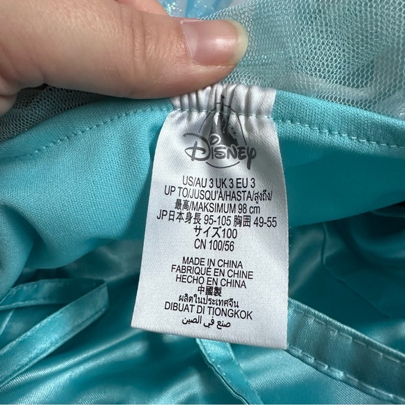 Disney | Frozen "Elsa" Winter Halloween Dress + Light Up Headband | Size 3 - Picture 14 of 16